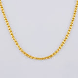 Cadena Ice Diamantada 4.35 g / 52 cm / 1.9 mm Oro Amarillo 18K