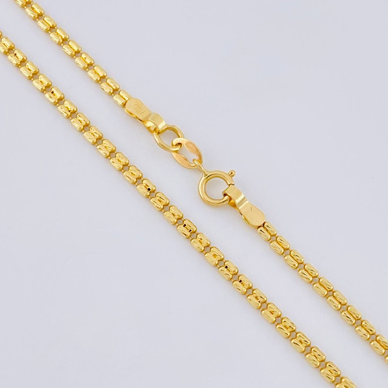 Cadena Ice Diamantada 4.35 g / 52 cm / 1.9 mm Oro Amarillo 18K