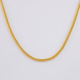 Cadena Franco 3.25 g / 45 cm / 1.5 mm Oro Amarillo 18K