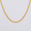 Cadena Cubana 3.45 g / 51.7 cm / 2.4 mm Oro Amarillo 18K