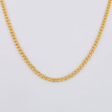 Cadena Cubana 3.45 g / 51.7 cm / 2.4 mm Oro Amarillo 18K
