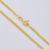 Cadena Cubana 3.45 g / 51.7 cm / 2.4 mm Oro Amarillo 18K
