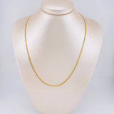 Cadena Cubana 3.45 g / 51.7 cm / 2.4 mm Oro Amarillo 18K
