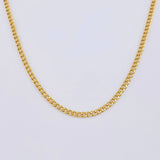 Cadena Cubana 4.2 g / 65 cm / 2.25 mm Oro Amarillo 18K