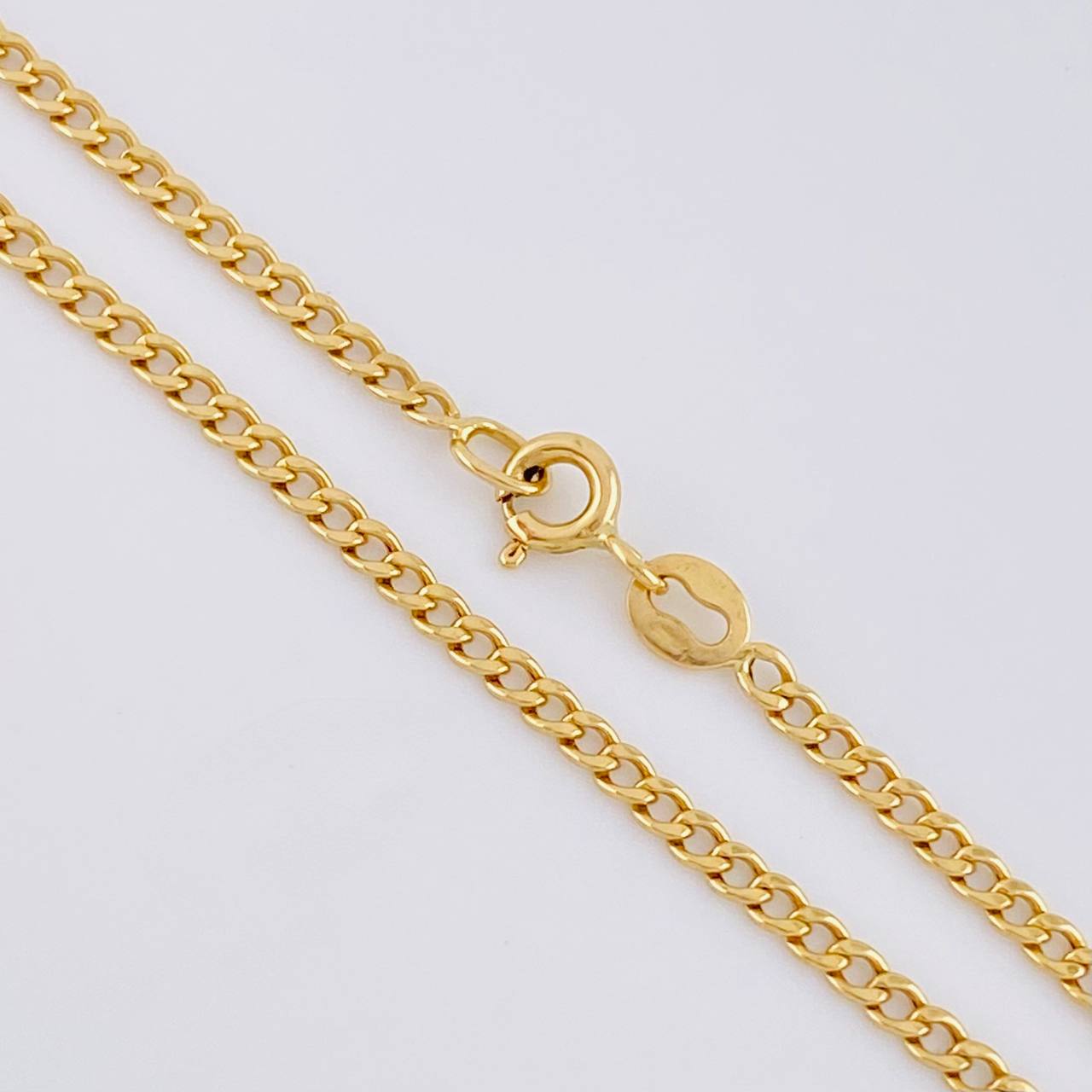 Cadena Cubana 4.2 g / 65 cm / 2.25 mm Oro Amarillo 18K