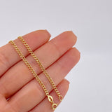 Cadena Cubana 2.05 g / 65 cm / 2.05 mm Oro Amarillo 18K