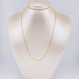Cadena Plana 1.55 g / 45 cm / 1.6 mm Oro Amarillo 18K