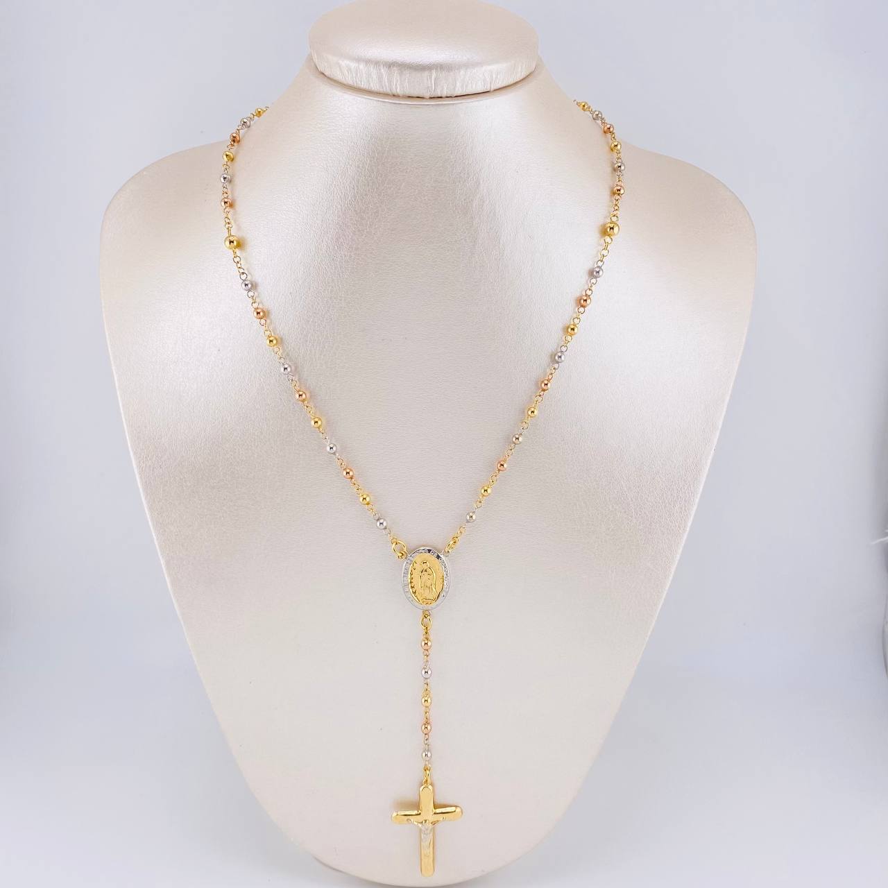 Rosario Virgen De Guadalupe 7.7 g / 53 cm / 3.1 mm Tres Oros 18K