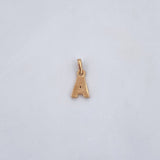 Dije Letra A 0.55gr / 1.4cm / Liso Oro Amarillo 18K $