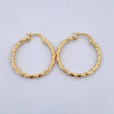 Candongas Majo 1.75gr / 2.7cm / Diamantadas Oro Amarillo 18K $