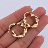 Candongas Pupi 2.75gr / 2.1cm / Espiral Oro Amarillo 18K $