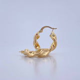 Candongas Pupi 2.75gr / 2.1cm / Espiral Oro Amarillo 18K $