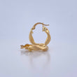 Candongas Valen 2.05gr / 1.9cm / Rayadas Oro Amarillo 18K $