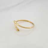 Anillo Manos 1.45 g / T7 1/2 Oro Amarillo 18K