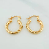 Candongas Raquel 1.45 g / 2 cm Oro Amarillo 18K