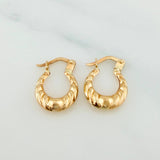 Candongas Mirilla 1.2 g / 1.5 cm Oro Amarillo 18K