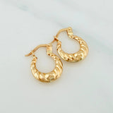 Candongas Mirilla 1.2 g / 1.5 cm Oro Amarillo 18K