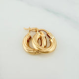 Candongas Lore 1.35 g / 1.3 cm Oro Amarillo 18K