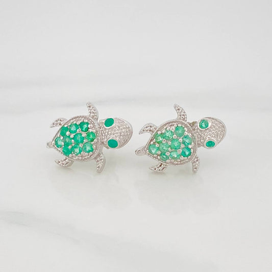 Topos Tortuga Esmeralda 40Pts 3.2 g / 16.13 mm Plata 925