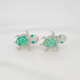 Topos Tortuga Esmeralda 40Pts 3.2 g / 16.13 mm Plata 925