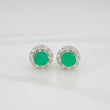 Topos Halo Esmeralda 1.20 Qts 2.35 g / 9.03 mm Plata 925