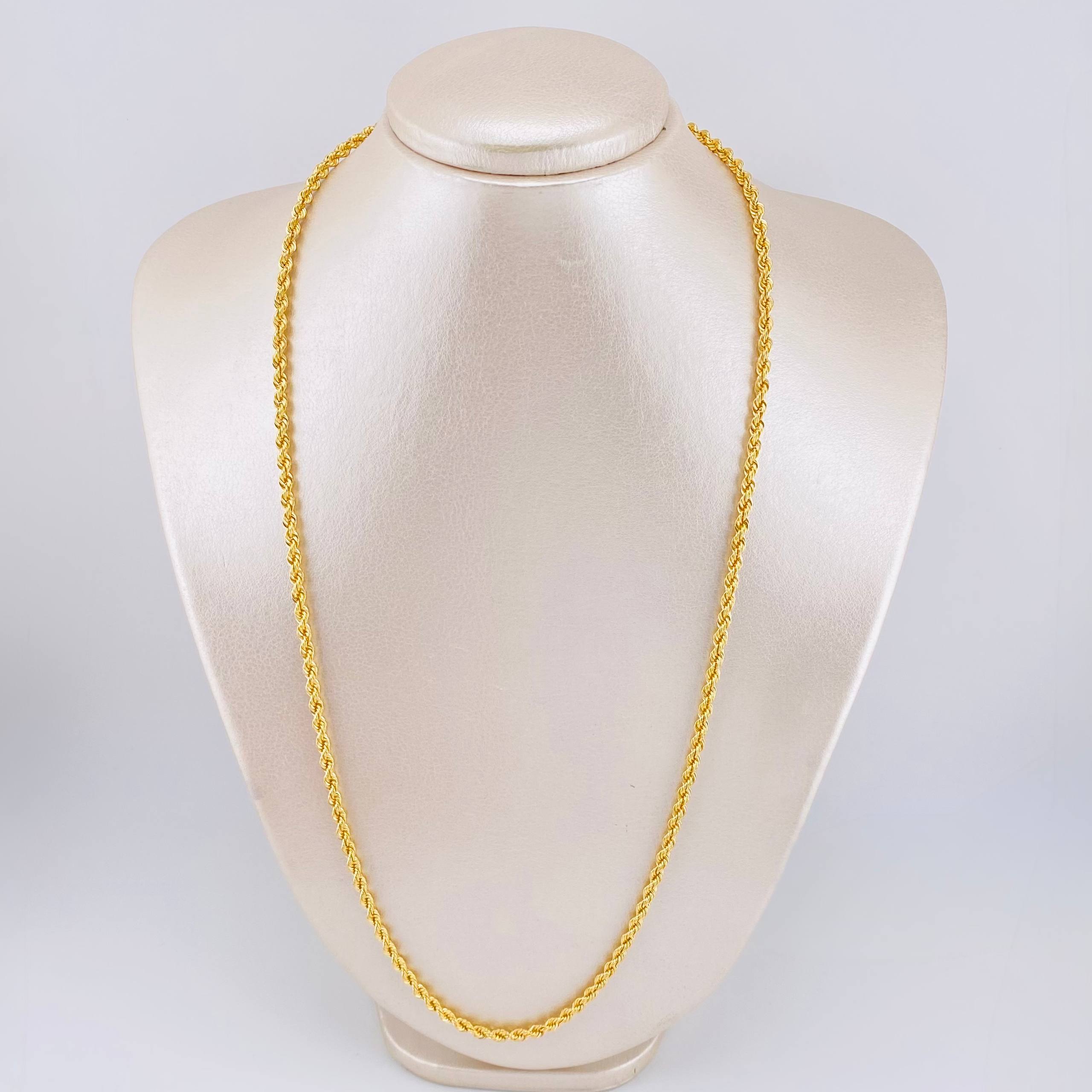 Cadena Lazo 8gr / 60cm / 3.25mm Oro Amarillo +3 18K