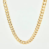Cadena Cubana 14.1gr / 60cm / 7.25mm Oro Amarillo +1 18K (Oferta) *