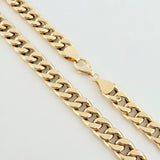 Cadena Cubana 14.1gr / 60cm / 7.25mm Oro Amarillo +1 18K (Oferta) *