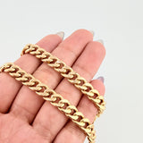 Cadena Cubana 14.1gr / 60cm / 7.25mm Oro Amarillo +1 18K (Oferta) *