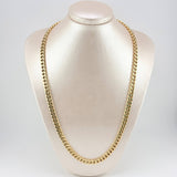Cadena Cubana 14.1gr / 60cm / 7.25mm Oro Amarillo +1 18K (Oferta) *