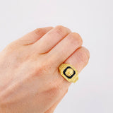 Anillo León Tribal 7.15gr / T9 3/4 / Oro Amarillo 18K *