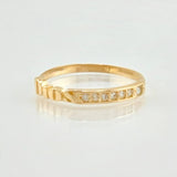 Anillo Dios 1.35 g / T6 Oro Amarillo 18K