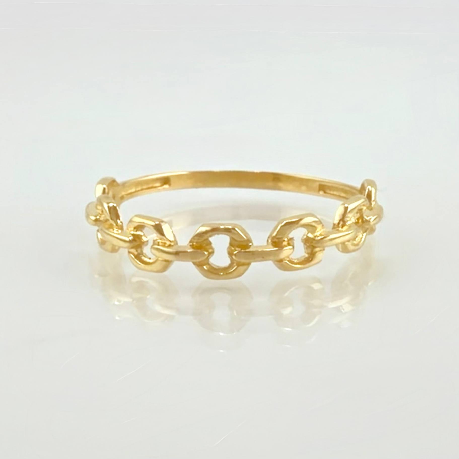 Anillo Aro Seguido 1.35gr / T6 3/4 / Oro Amarillo 18K *