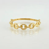 Anillo Aro Seguido 1.25gr / T7 3/4 / Oro Amarillo 18K *
