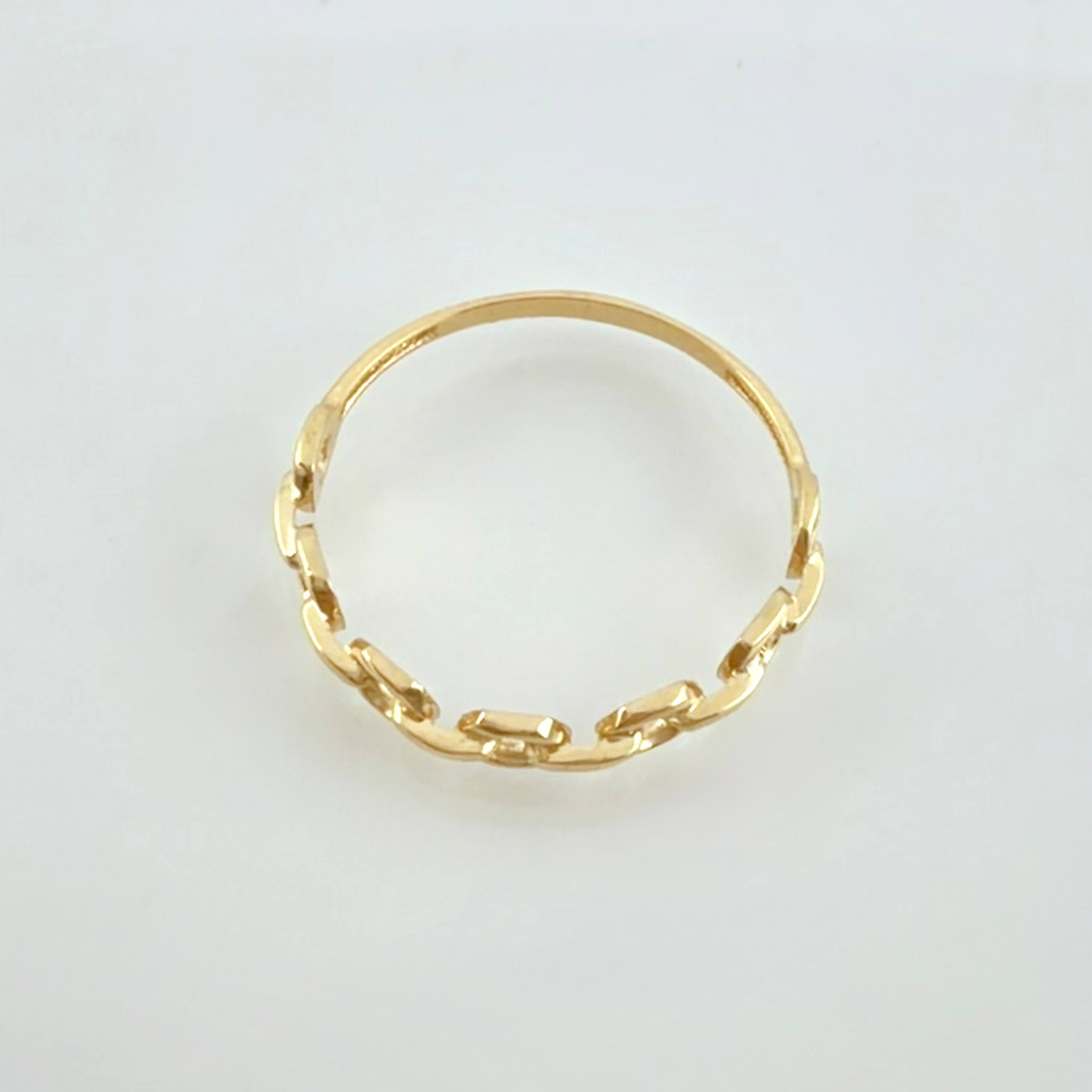 Anillo Aro Seguido 1.5 g / T8 1/4 Oro Amarillo 18K