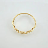 Anillo Aro Seguido 1.5 g / T8 1/4 Oro Amarillo 18K