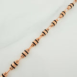 Pulso Rustico Barril 5.2gr / 21.7cm / 4.3mm Oro Rosa 18K %