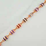 Pulso Rustico Corona 5.25gr / 19cm / 5.6mm Oro Rosa 18K %