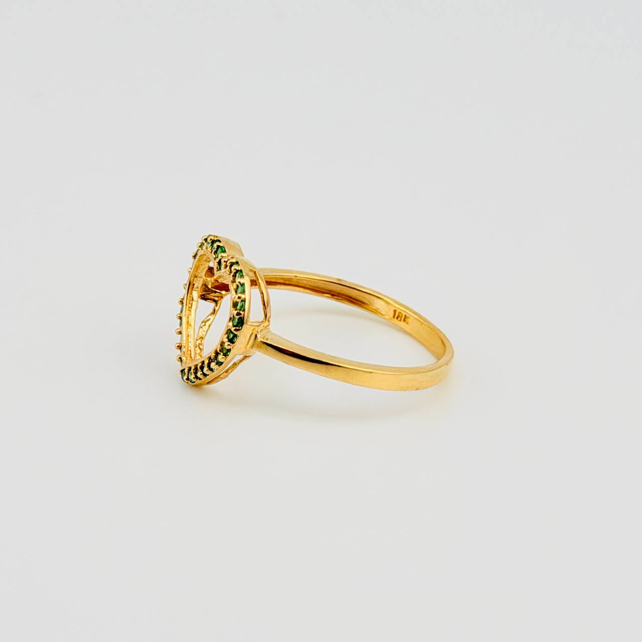 Anillo Silueta Corazón 1.65gr / T6 1/4 / Oro Amarillo 18K *