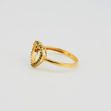 Anillo Silueta Corazón 1.65gr / T6 1/4 / Oro Amarillo 18K *