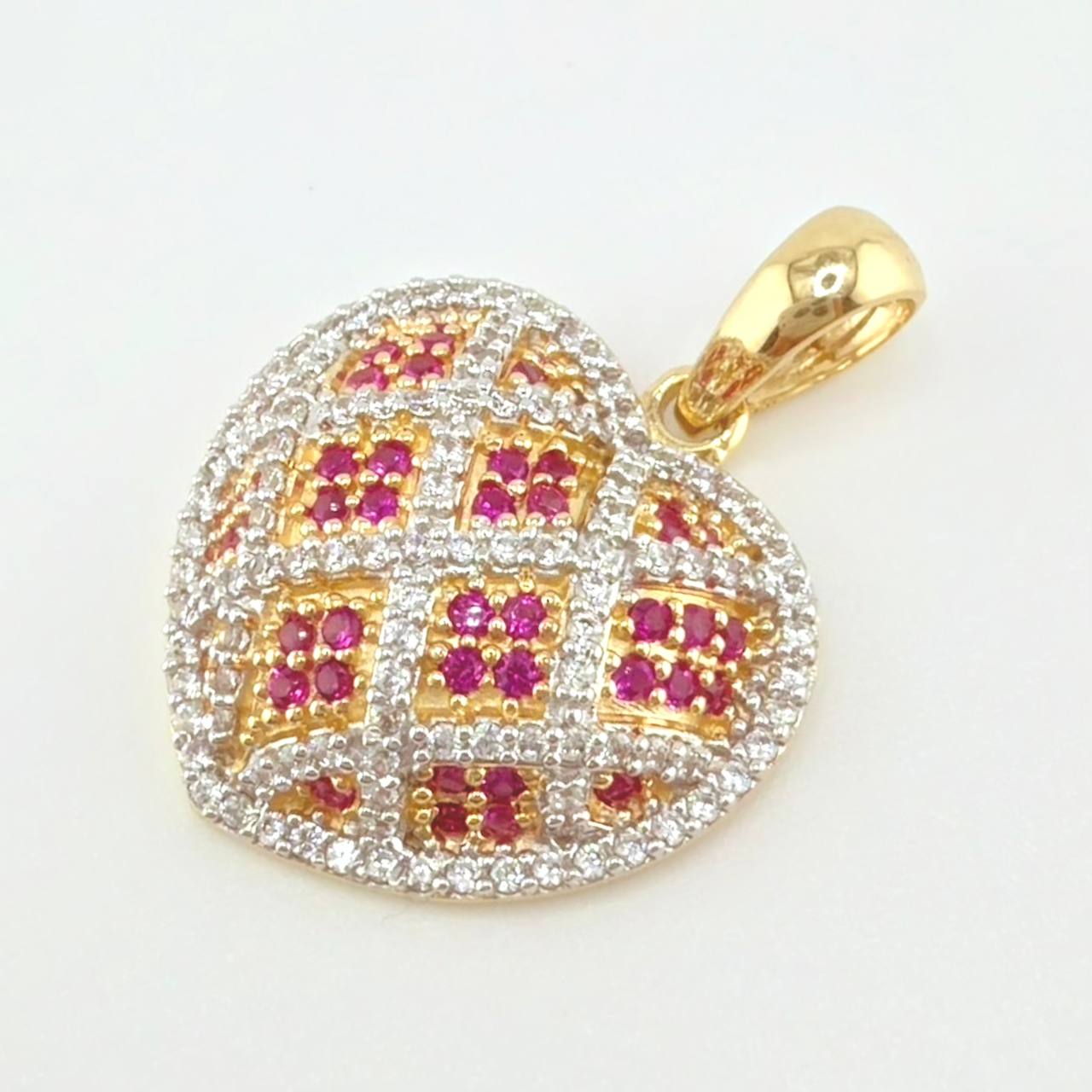 Dije Corazon Tupido 4.75gr / 2.7cm / Oro Amarillo 18K