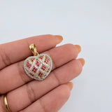 Dije Corazon Tupido 4.75gr / 2.7cm / Oro Amarillo 18K