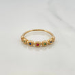 Anillo Churumbela Cuadros 1.75gr / T7 1/2 / Oro Amarillo 18K %
