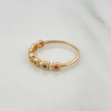 Anillo Churumbela Cuadros 1.75gr / T7 1/2 / Oro Amarillo 18K %