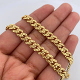 Cadena Cubana Infinito 24.15gr / 60.5cm / Oro Amarillo +4 18K $