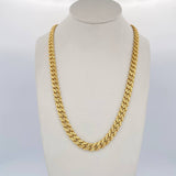 Cadena Cubana Infinito 24.15gr / 60.5cm / Oro Amarillo +4 18K $