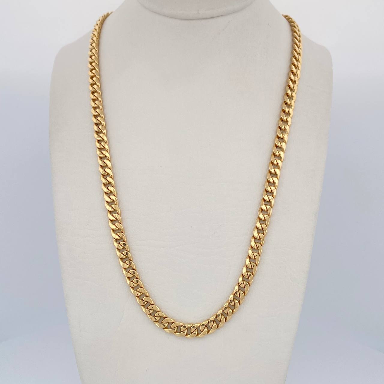 Cadena Cubana 18.55gr / 60cm / Oro Amarillo +1 18K $