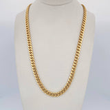 Cadena Cubana 18.55gr / 60cm / Oro Amarillo +1 18K $