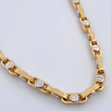 Cadena Clik Tornillos 19gr / 61cm / Dos Oros Amarillo Blanco +4 18K $