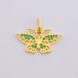 Dije Mariposa Monarca 1.35 g / 1.6 cm Oro Amarillo 18K